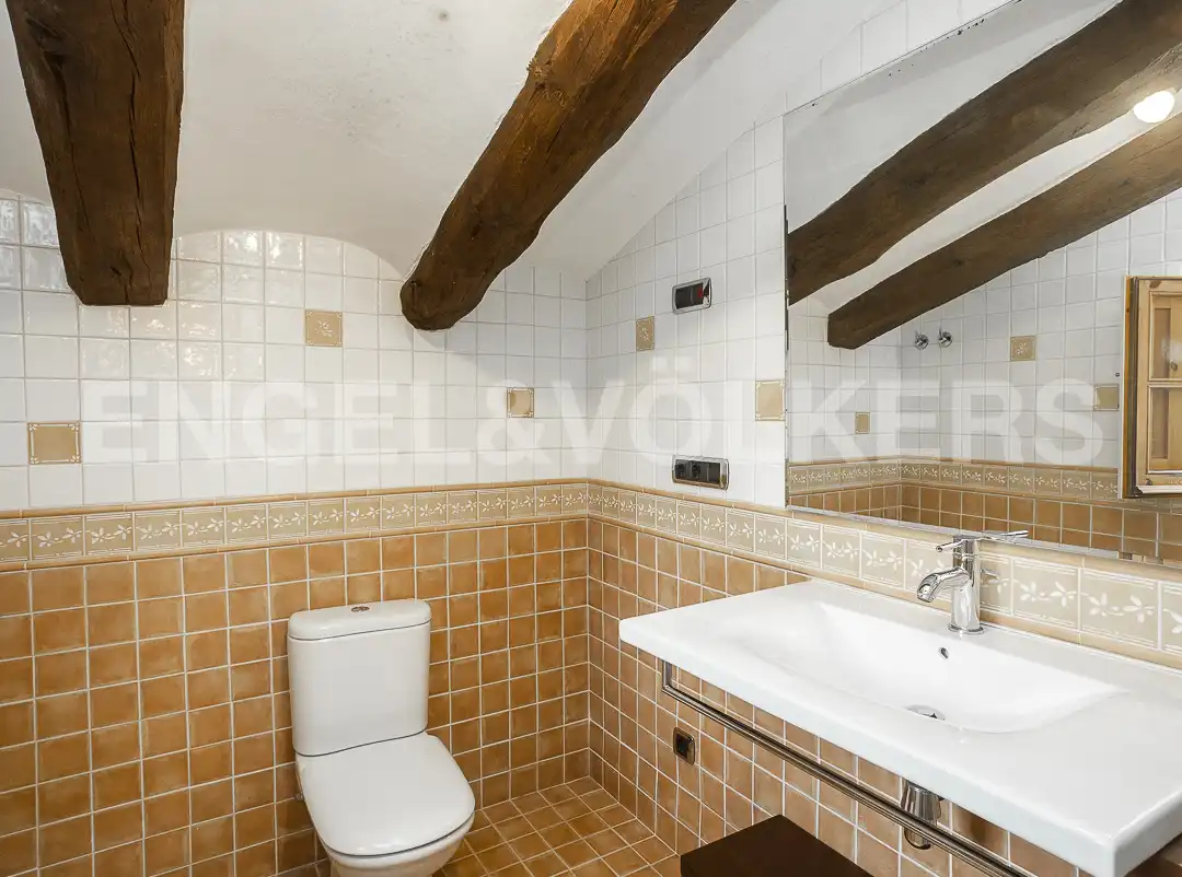 Baño de Casa o chalet en venta en Pontons con Calefacción, Jardín privado y Parquet