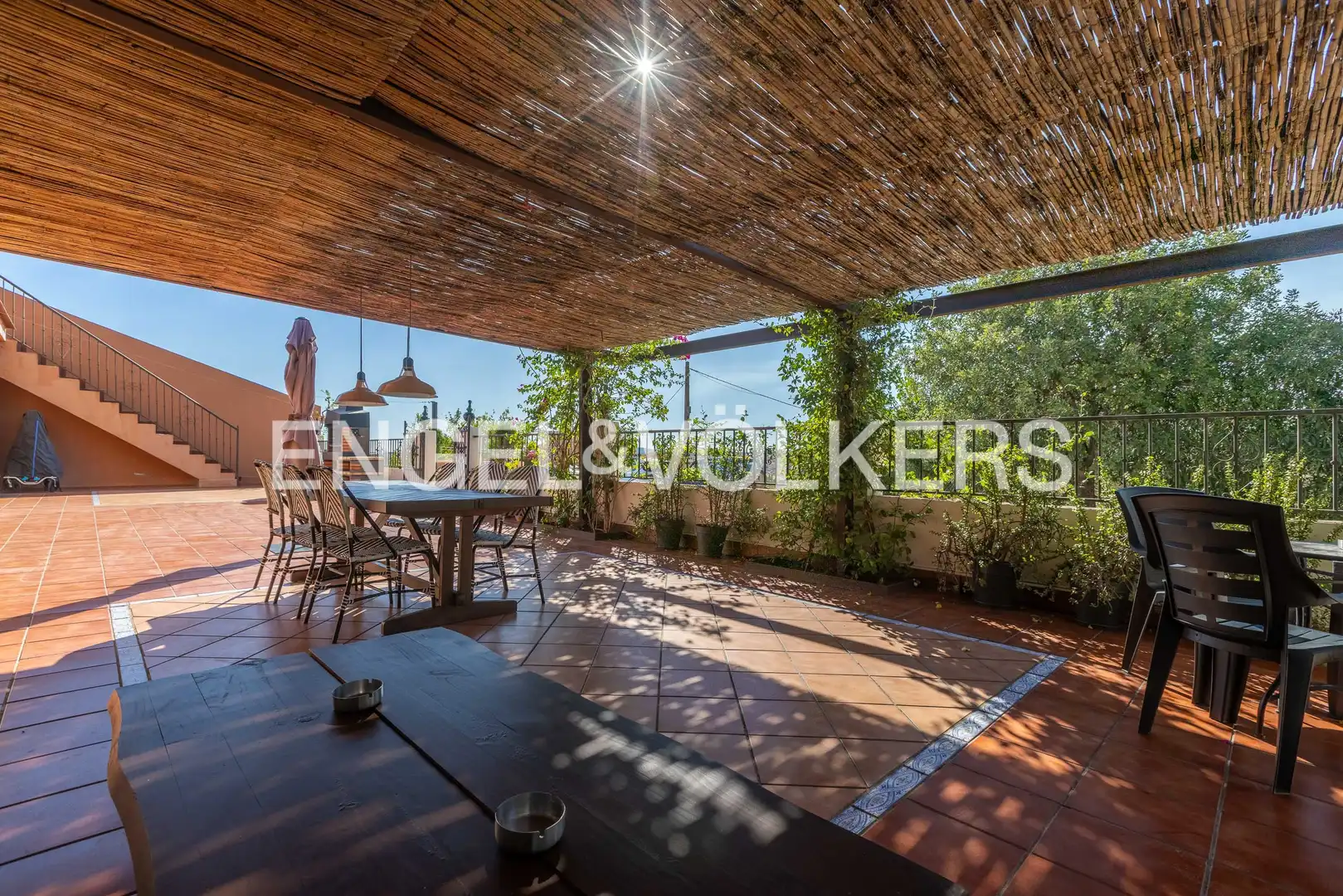 Terrace of Country homes for sale in Calañas, Huelva