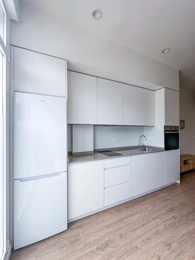Kitchen of Flat for sale in Sevilla  with Air Conditioner, Furnished and Oven