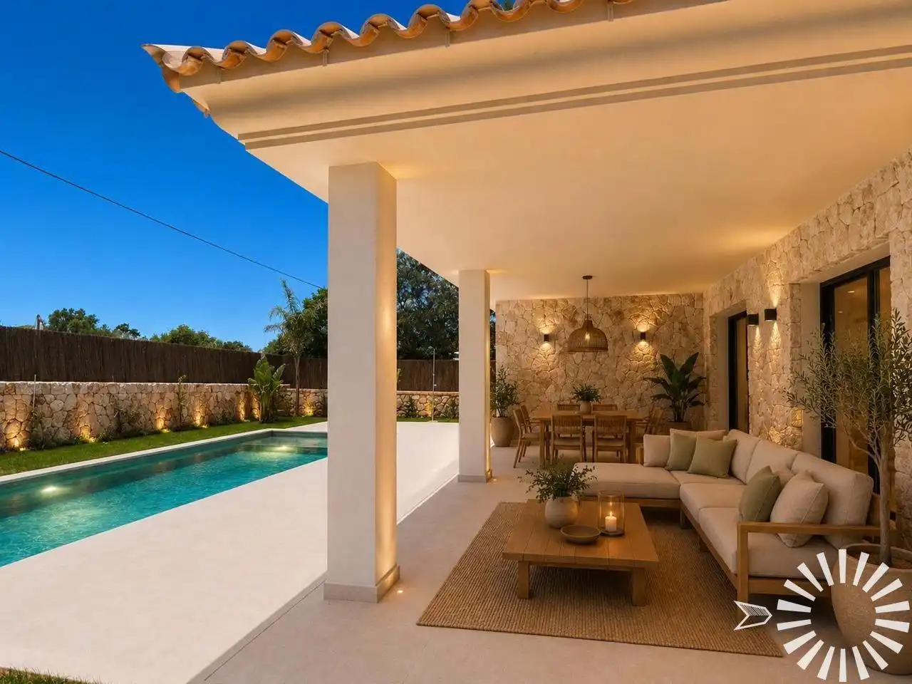 Terraza de Casa o chalet en venta en Santanyí con Terraza y Piscina comunitaria