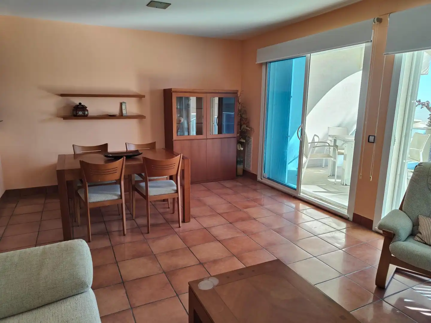 Living room of Apartments for sale in Alcanar  with Air Conditioner, Private garden and Terrace