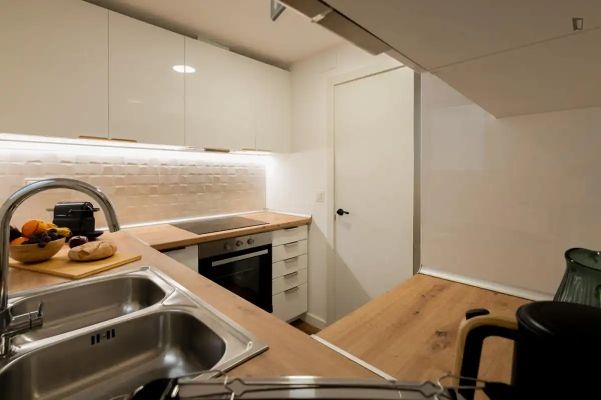 Cocina de Apartamento para compartir en Centre - Sant Oleguer