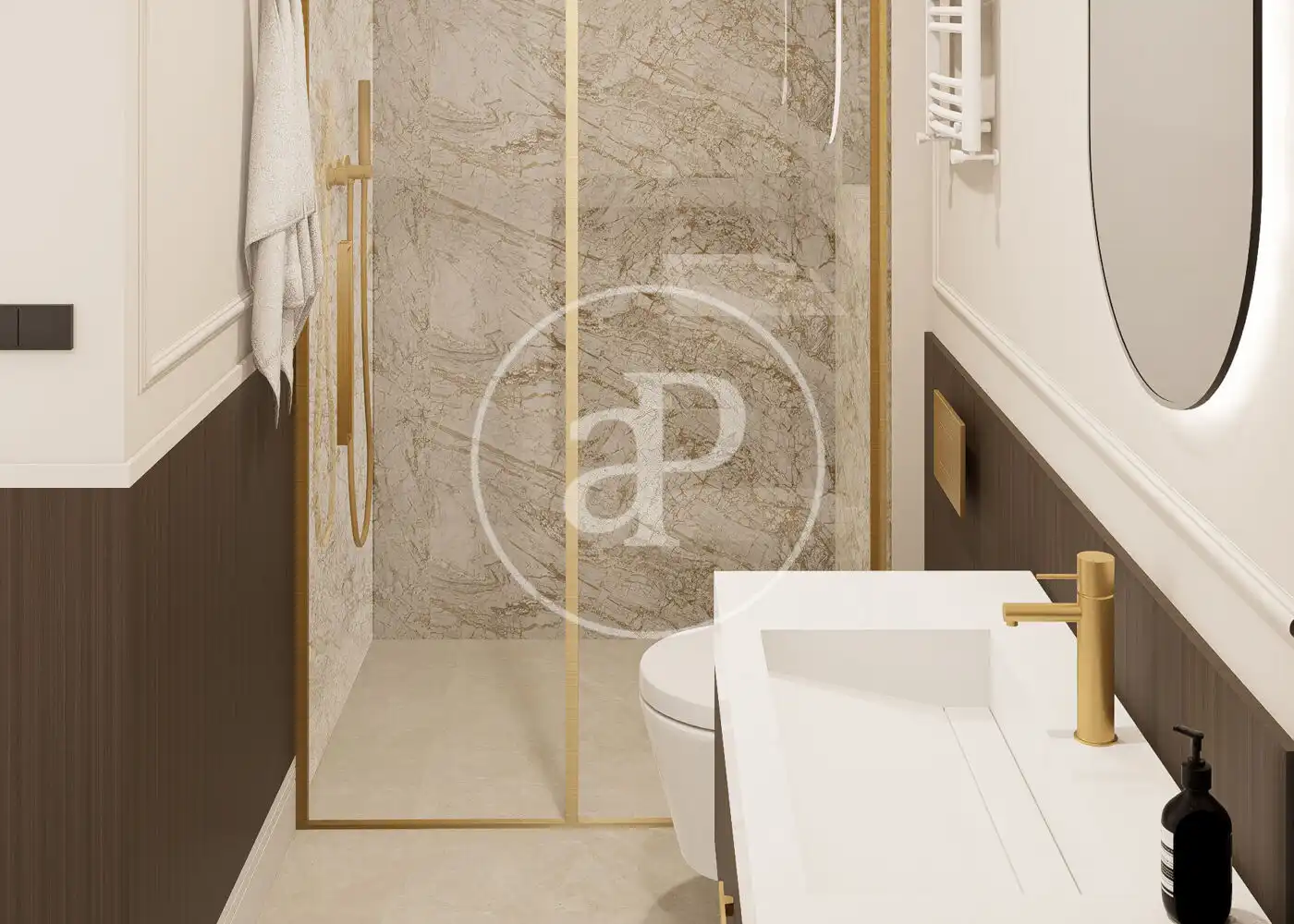 Baño de Piso en venta en Madrid con Aire acondicionado, Calefacción y Terraza