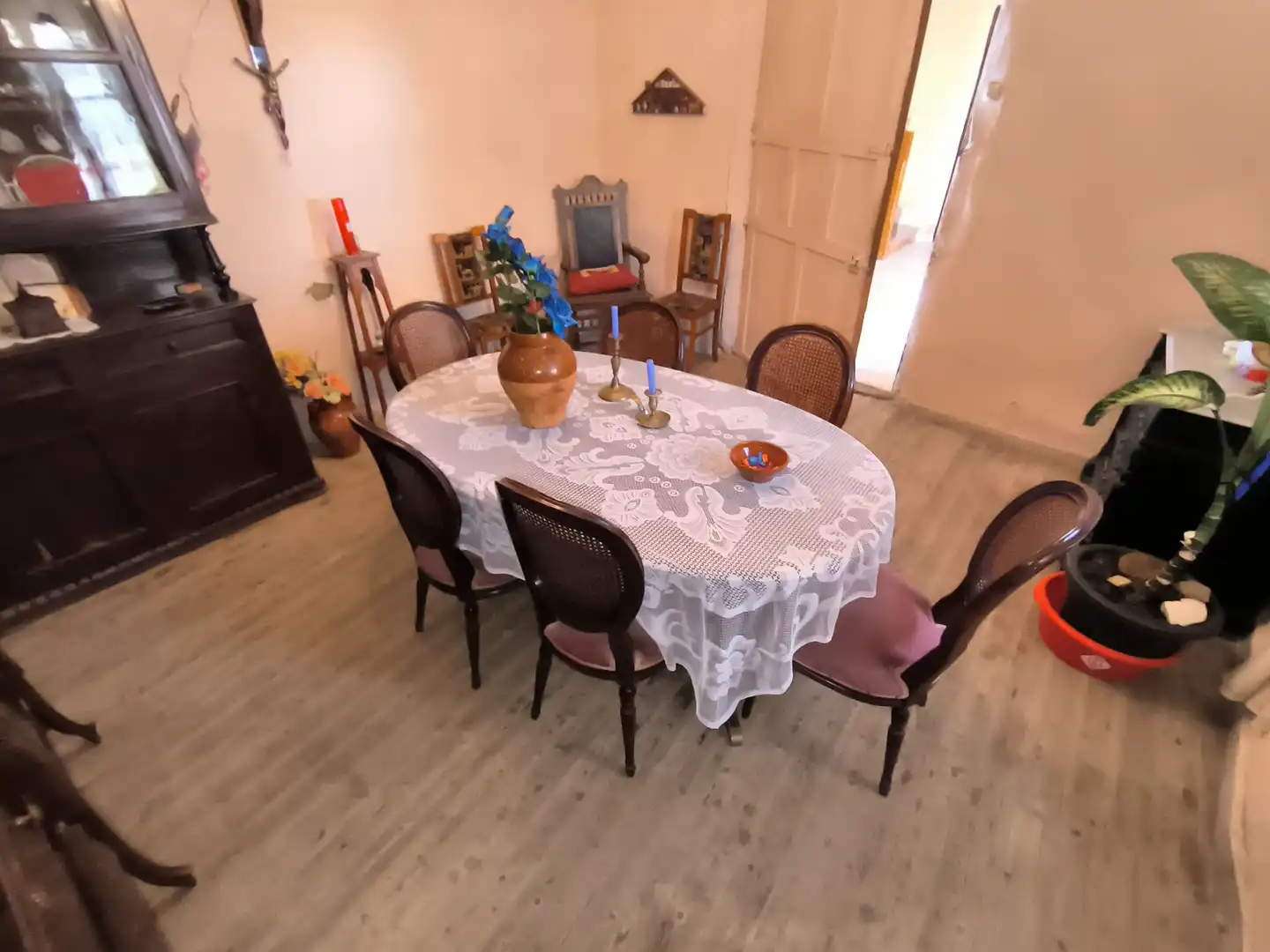 Menjador de Casa o xalet en venda en Villarramiel amb Calefacció, Jardí privat i Terrassa