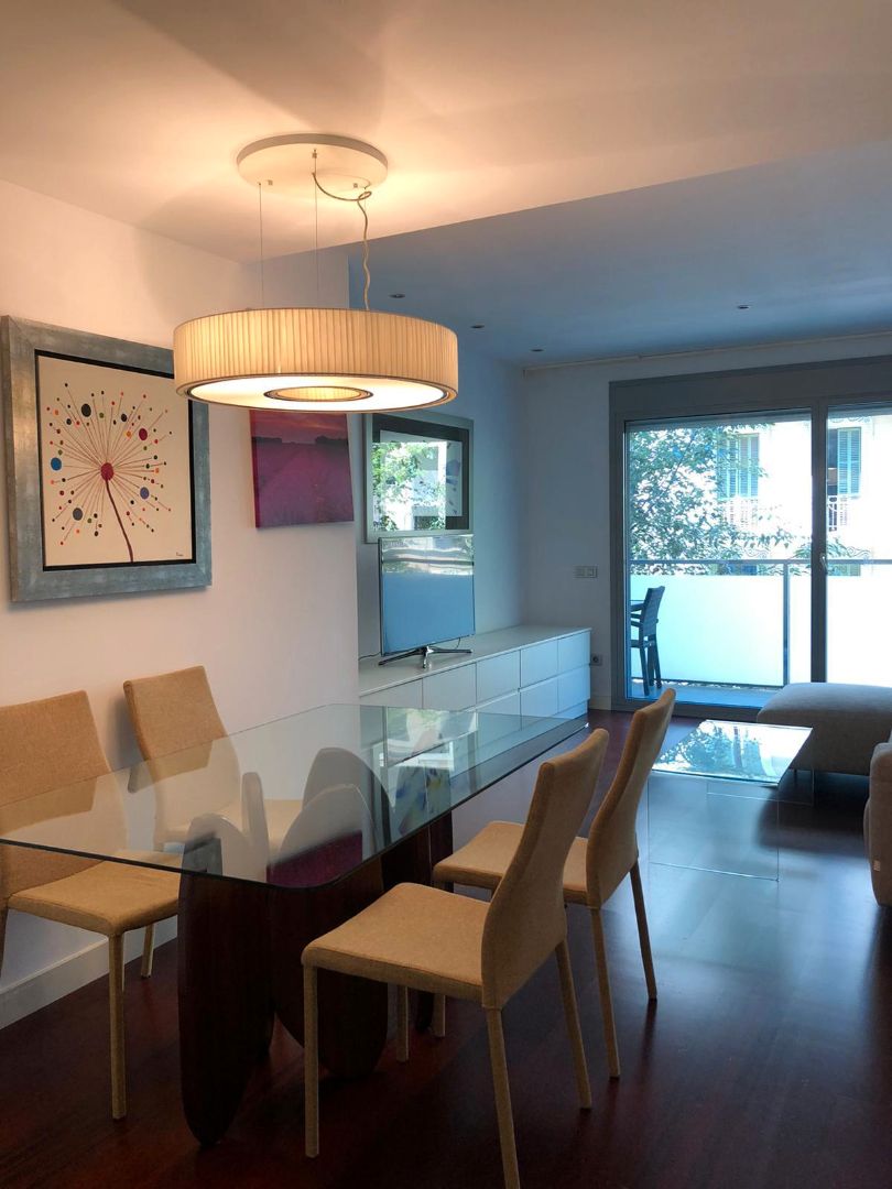 Dining room of Flat to rent in  Barcelona Capital  with Air Conditioner, Furnished and Oven