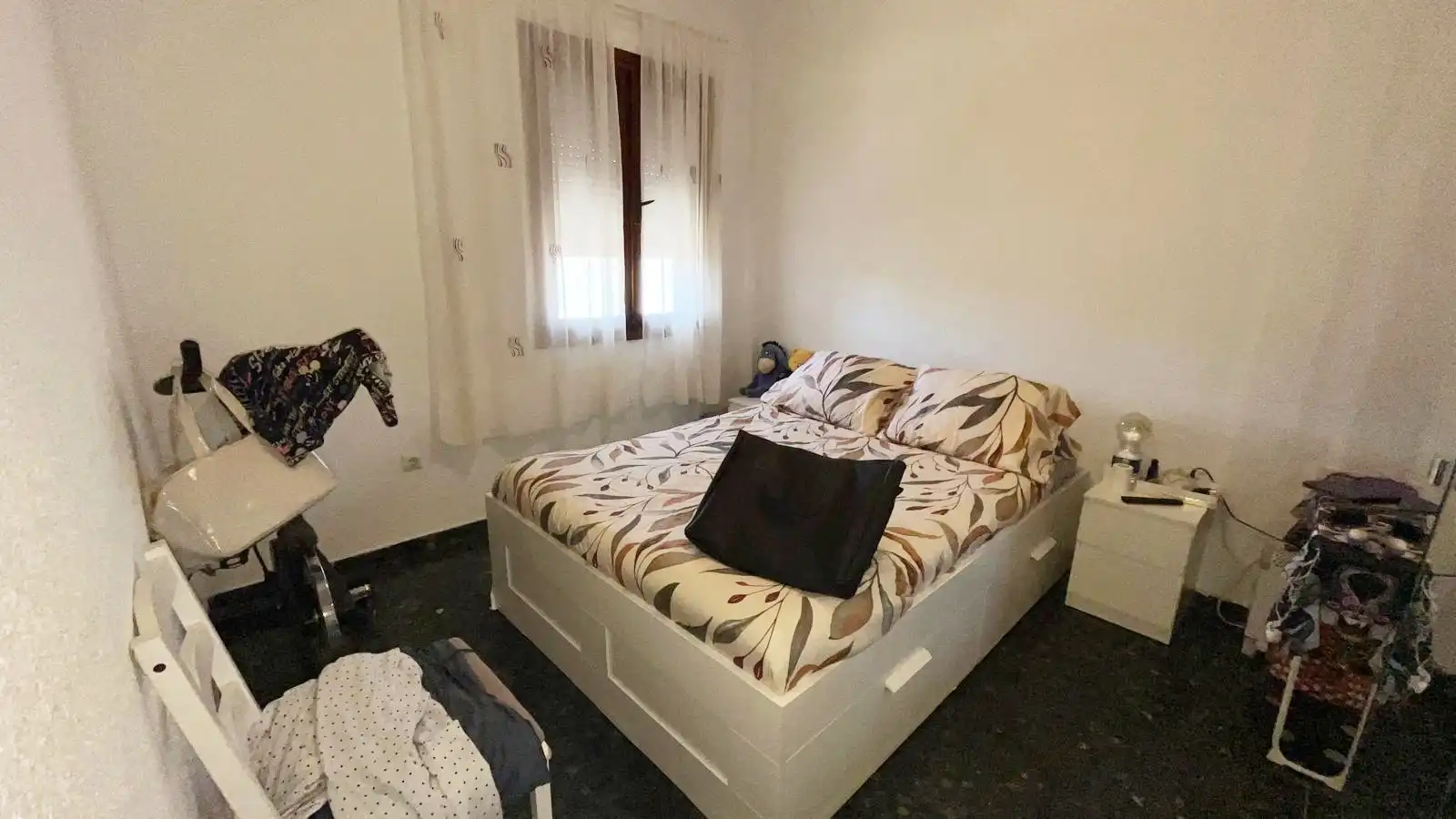 Bedroom of Flat for sale in Málaga  with Air Conditioner, Furnished and Community pool