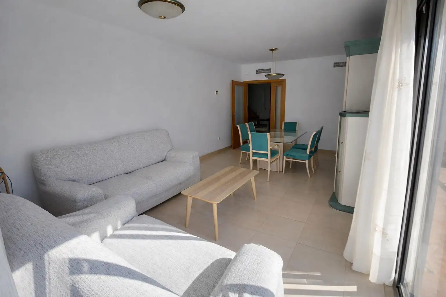 Living room of Apartments for sale in Cubelles  with Heating, Terrace and Storage room