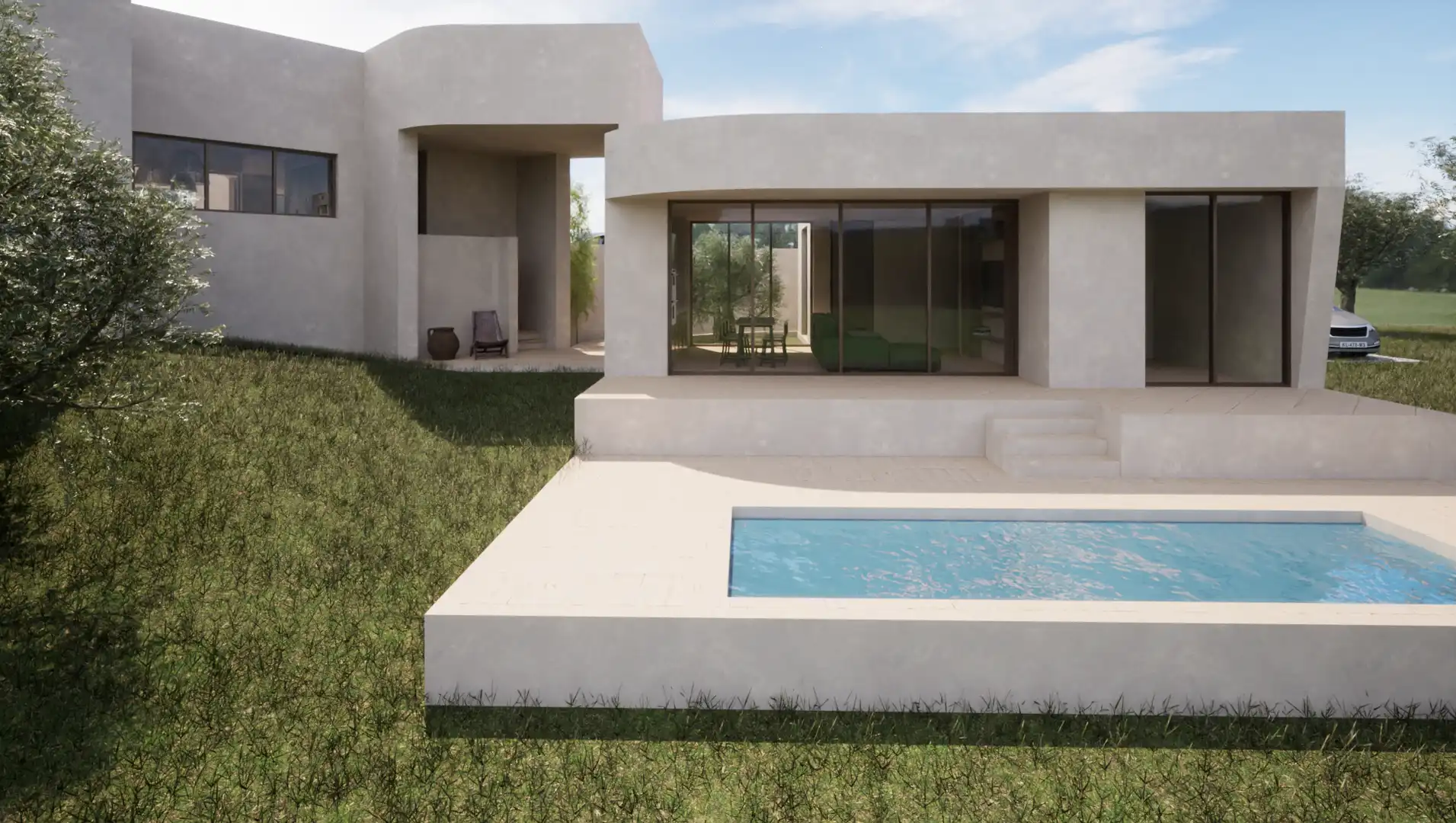 Exterior view of Country homes for sale in Benalup-Casas Viejas  with Terrace and Swimming Pool