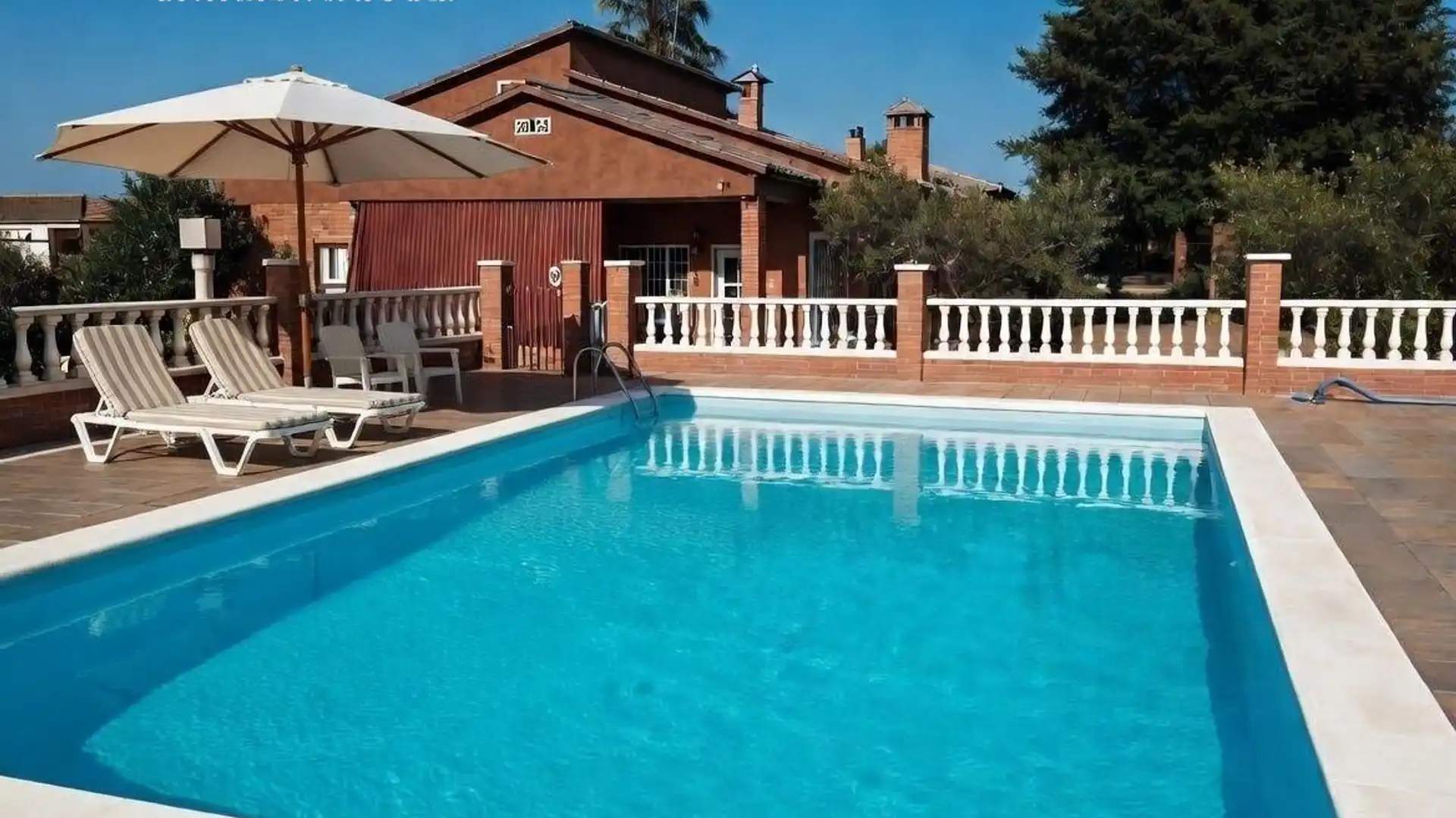 Piscina de Casa o chalet en venta en Masquefa con Aire acondicionado, Jardín privado y Terraza