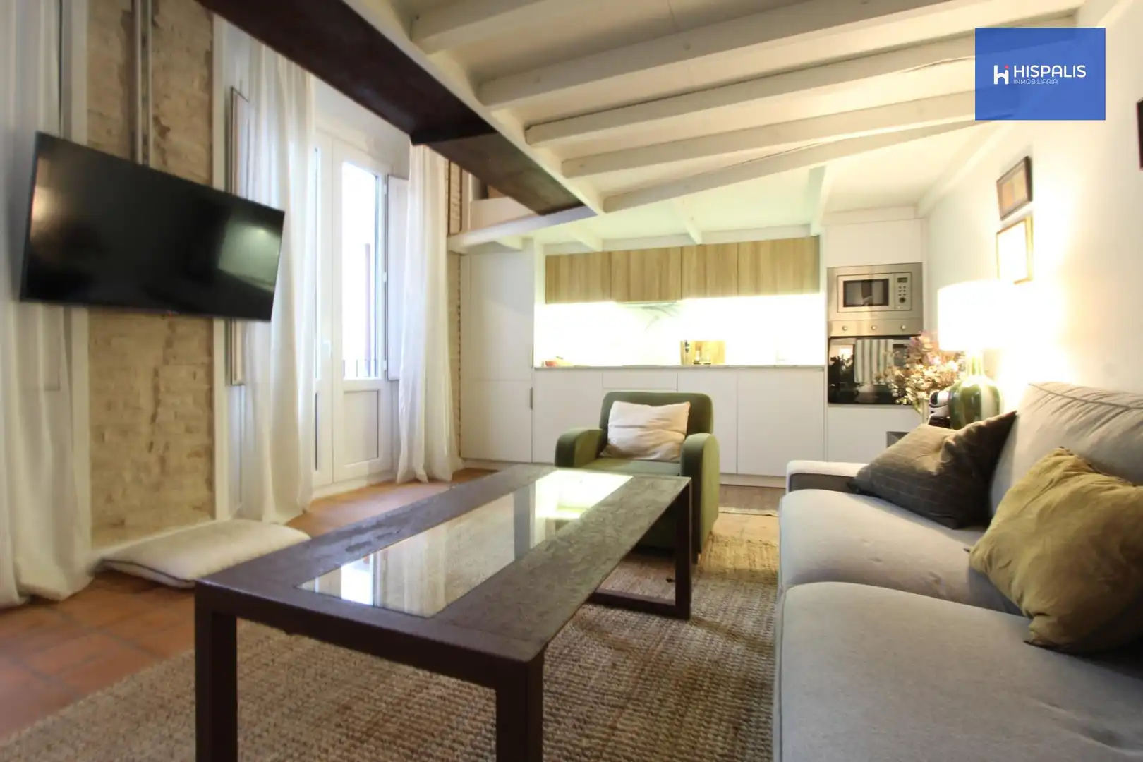 Wohnzimmer von Loft zum Verkauf in Sevilla mit Klimaanlage und Heizung