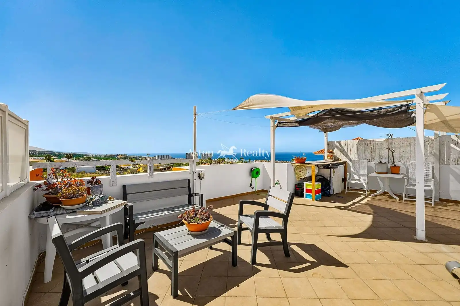 Terrace of Attic for sale in Adeje  with Terrace, Swimming Pool and Furnished
