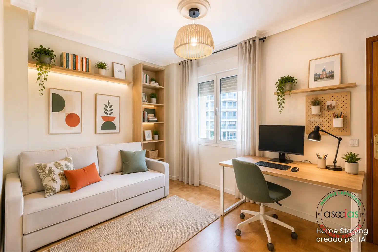 Sala de estar de Piso en venta en Gijón  con Parquet y Terraza
