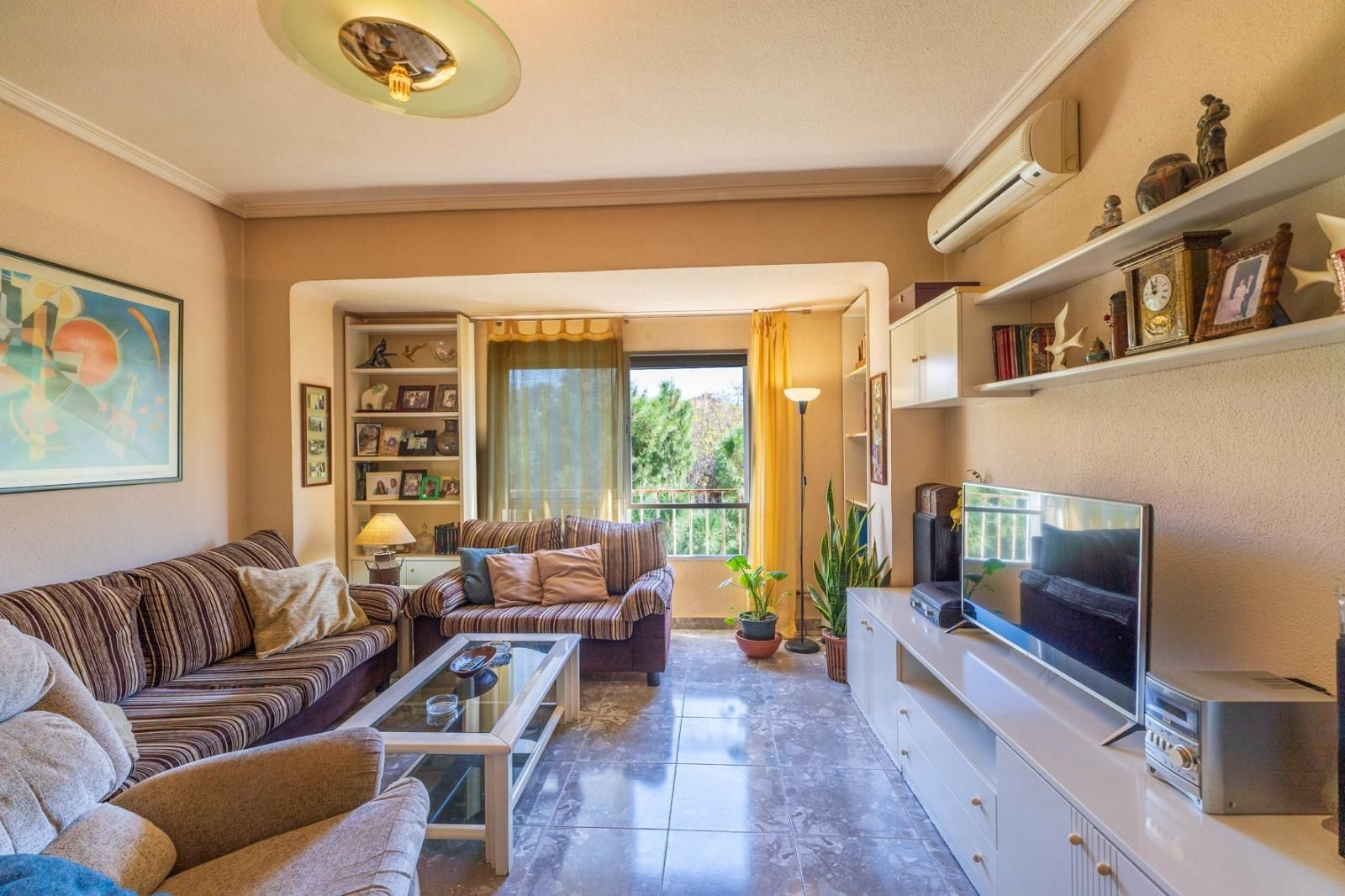 Living room of Flat for sale in  Murcia Capital  with Heating and Balcony