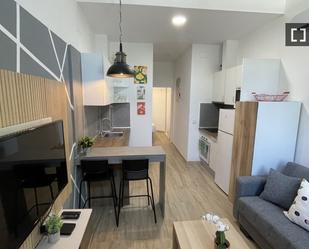 Sala d'estar de Pis de lloguer en  Madrid Capital amb Aire condicionat, Calefacció i Moblat