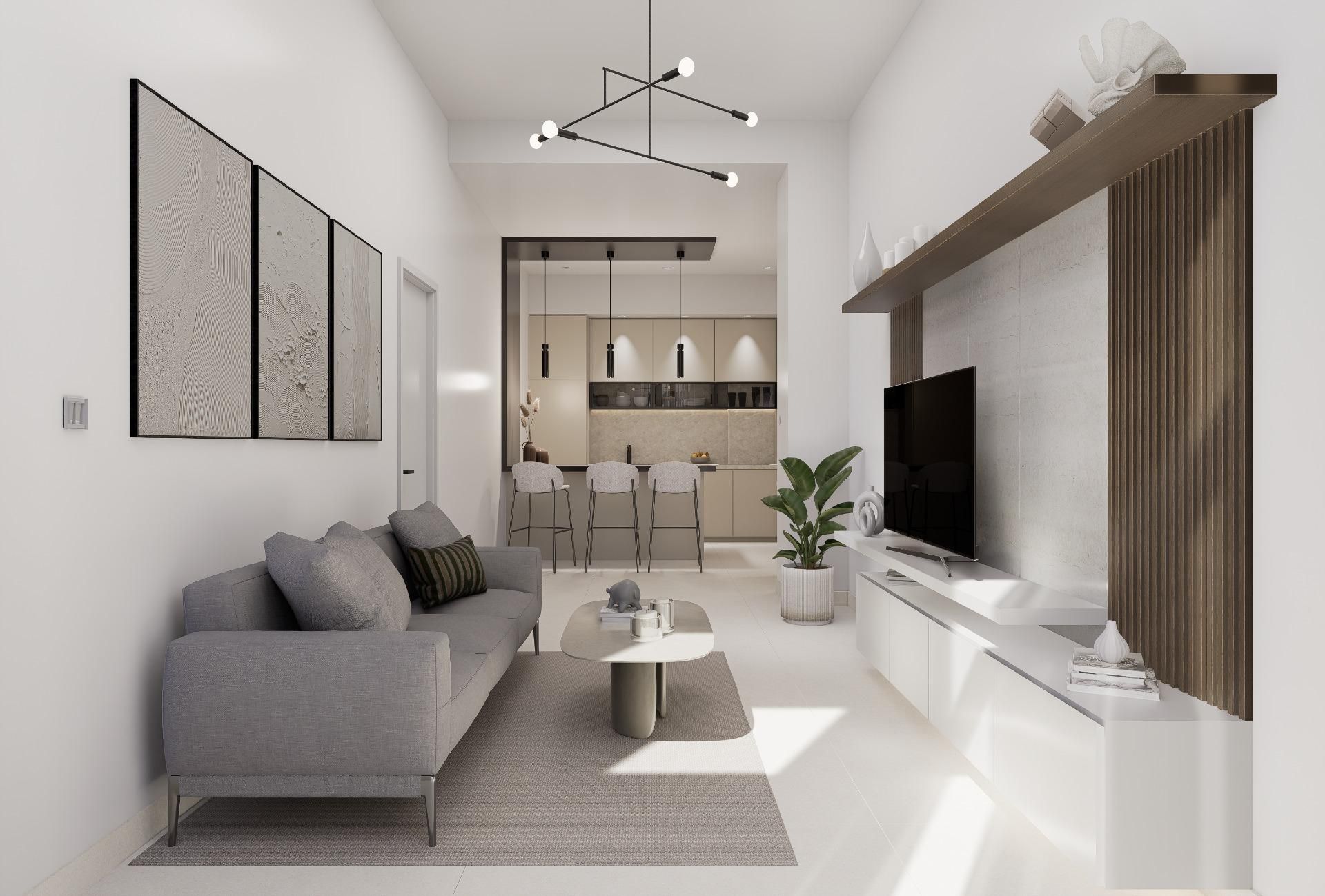 Sala d'estar de Pis en venda en Málaga Capital