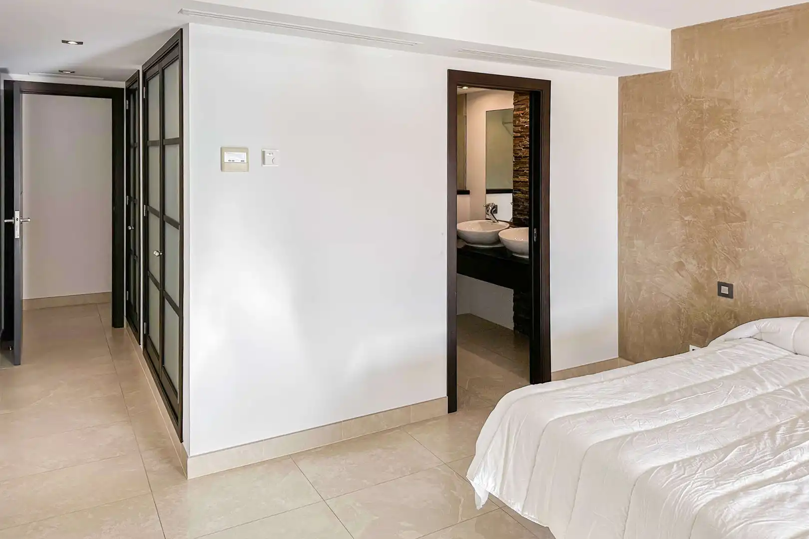 Schlafzimmer von Wohnung zur Miete in Capdepera mit Klimaanlage, Terrasse und Möbliert