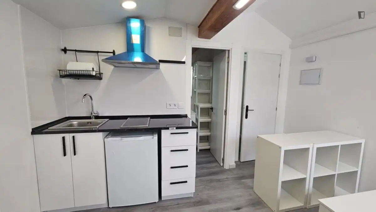 Cocina de Apartamento de alquiler en Madrid con Aire acondicionado, Calefacción y Amueblado