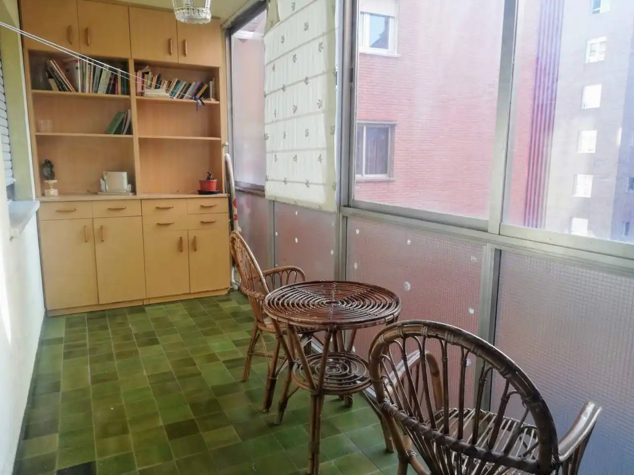 Balcony of Flat for rent in Burgos  with Heating, Parquet flooring and Furnished