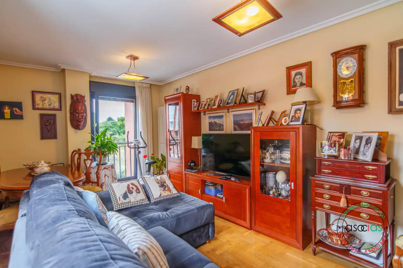 Living room of Flat for sale in Siero  with Heating, Terrace and Storage room