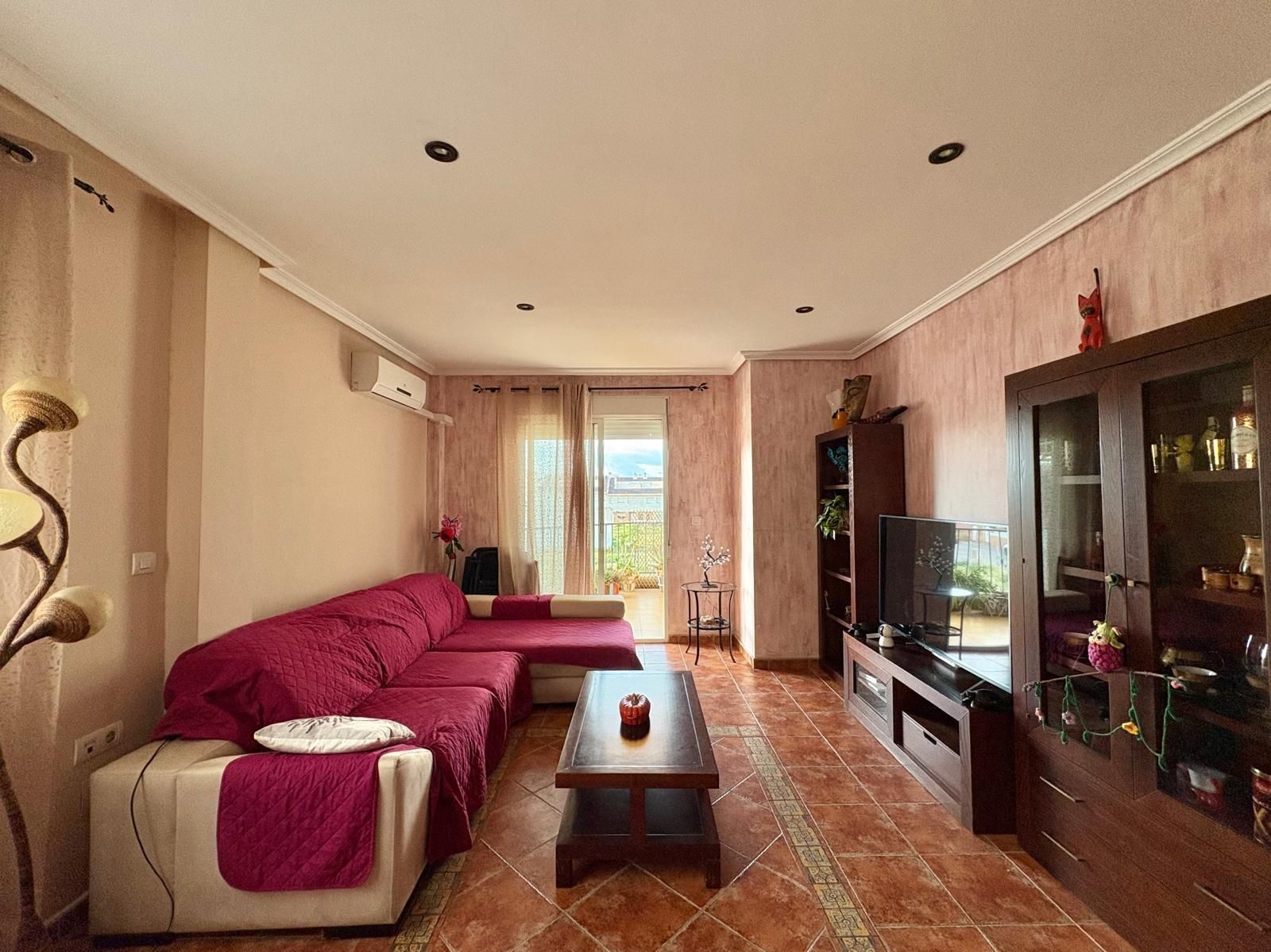 Sala de estar de Piso en venta en Las Torres de Cotillas con Aire acondicionado y Balcón