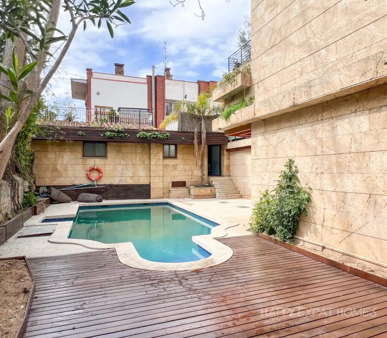 Swimming pool of Houses for rent in Sant Just Desvern  with Air Conditioner, Heating and Private garden