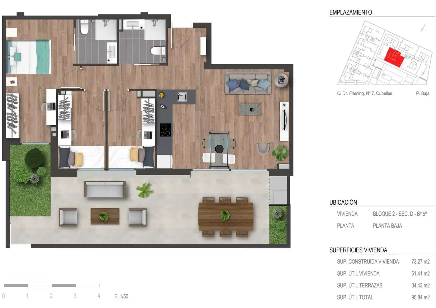 Rez-de-chaussée avec piscine à vendre à Carrer del Doctor Fleming 7, imagen 25
