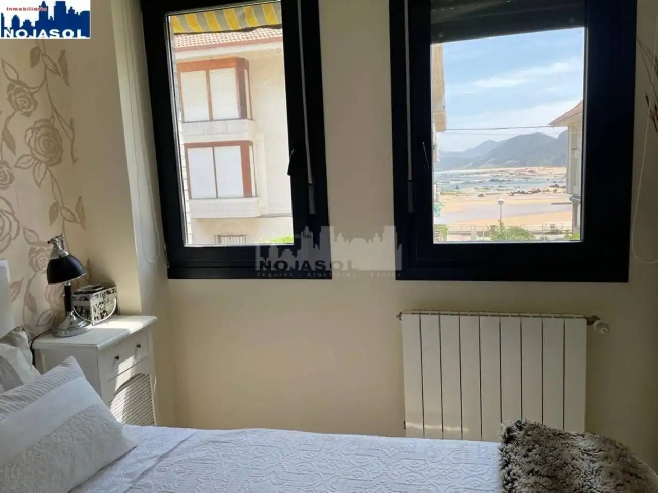 Schlafzimmer von Wohnung zur Miete in Noja mit Heizung, Privatgarten und Terrasse