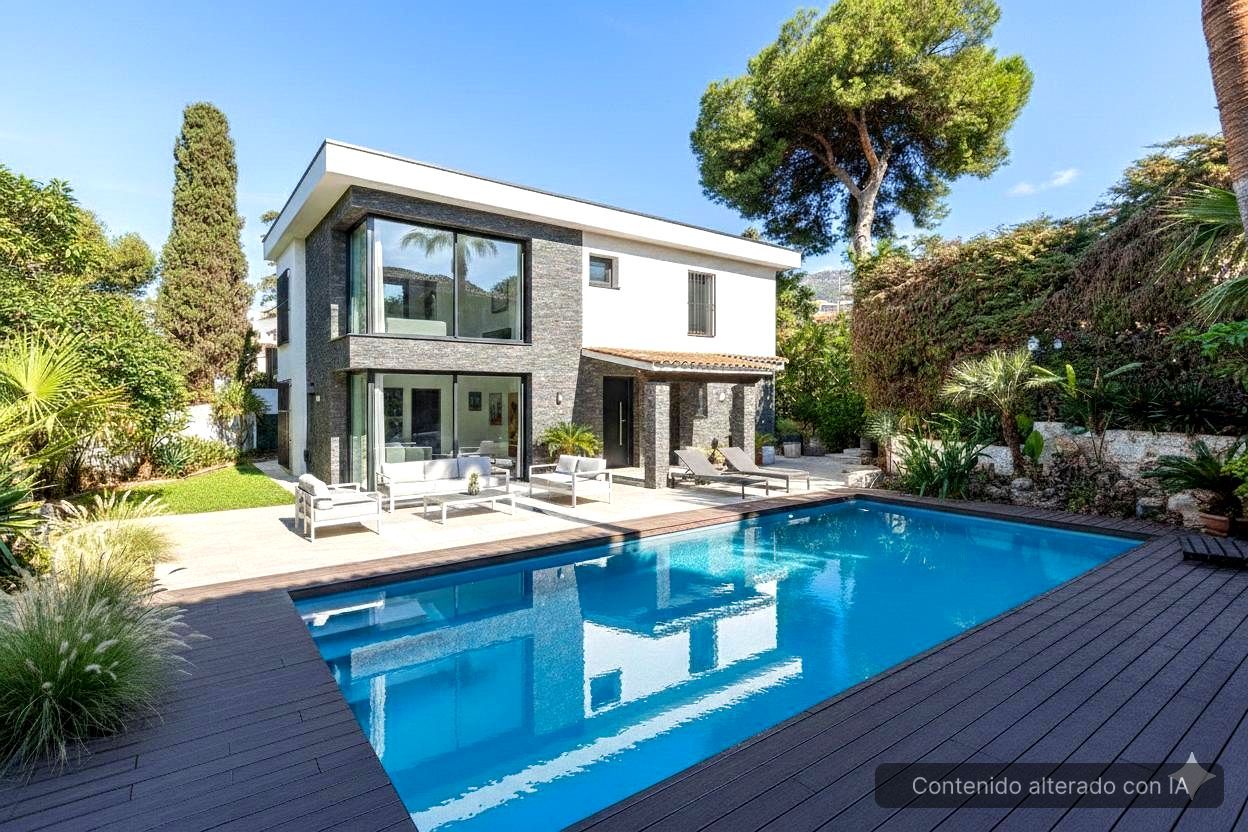 Vista exterior de Casa o chalet en venta en Málaga Capital con Aire acondicionado, Jardín privado y Terraza