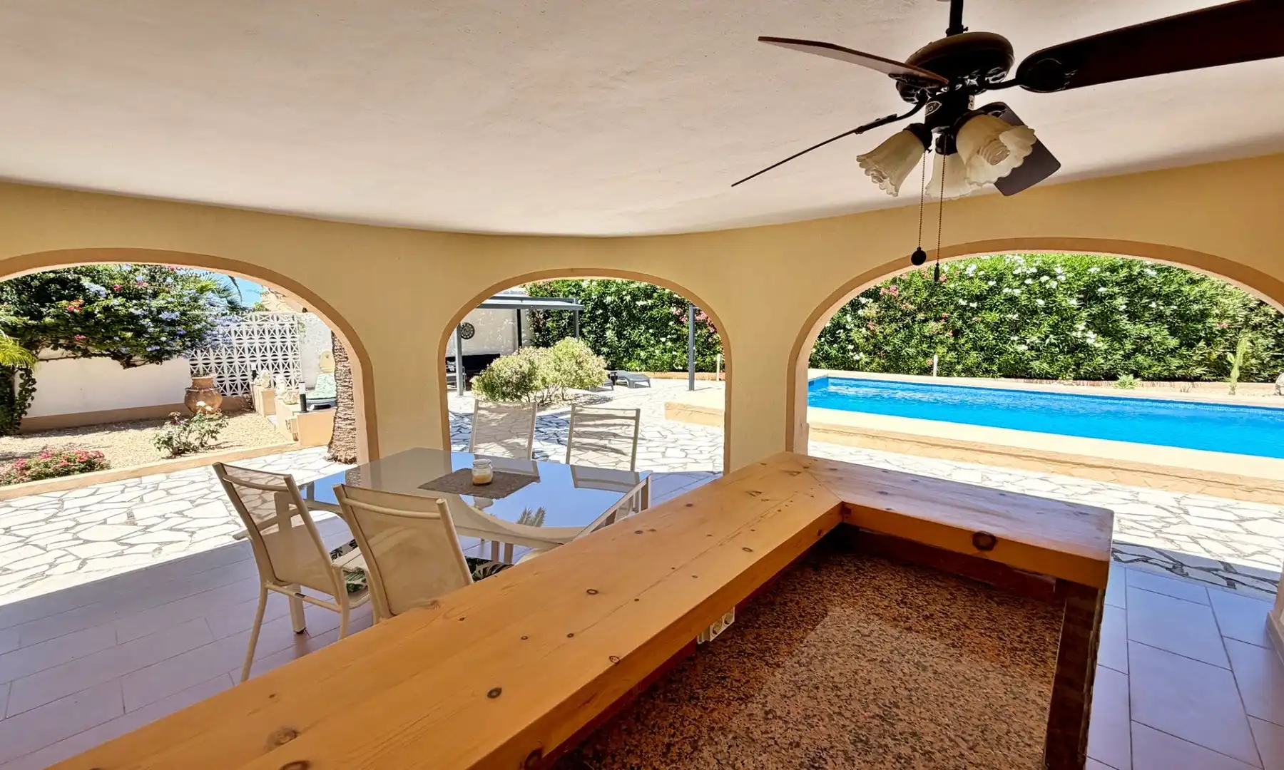 Terraza de Casa o chalet en venta en Dénia con Aire acondicionado, Calefacción y Jardín privado
