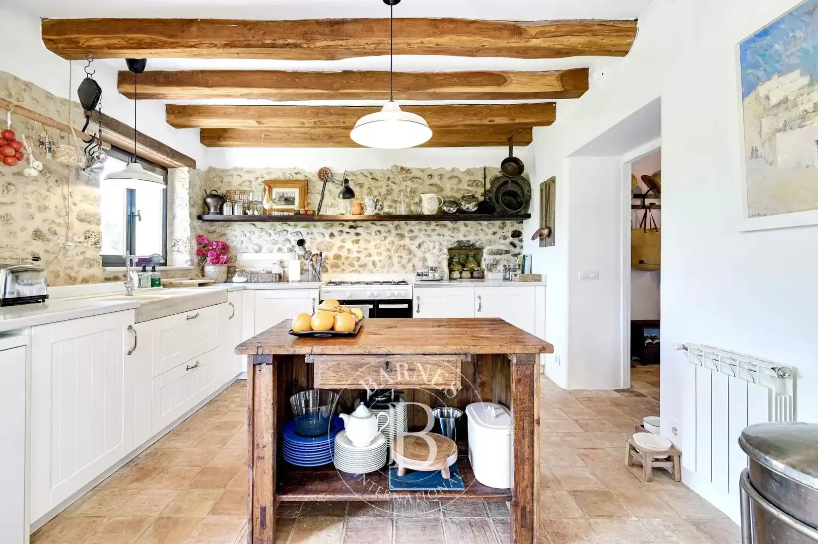 Cocina de Finca rústica en venta en Esponellà con Calefacción, Piscina y Amueblado