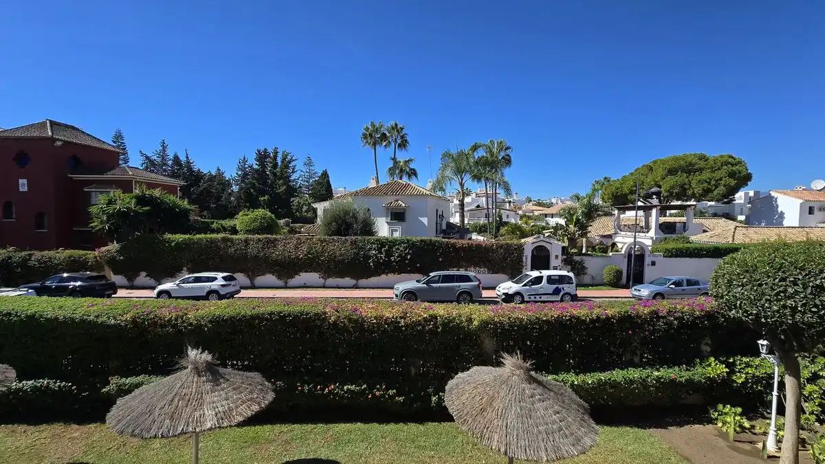 Exterior view of Apartments for rent in Marbella  with Air Conditioner, Terrace and Community pool