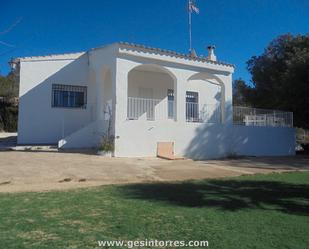 Exterior view of House or chalet for sale in Alborache  with Air Conditioner and Terrace