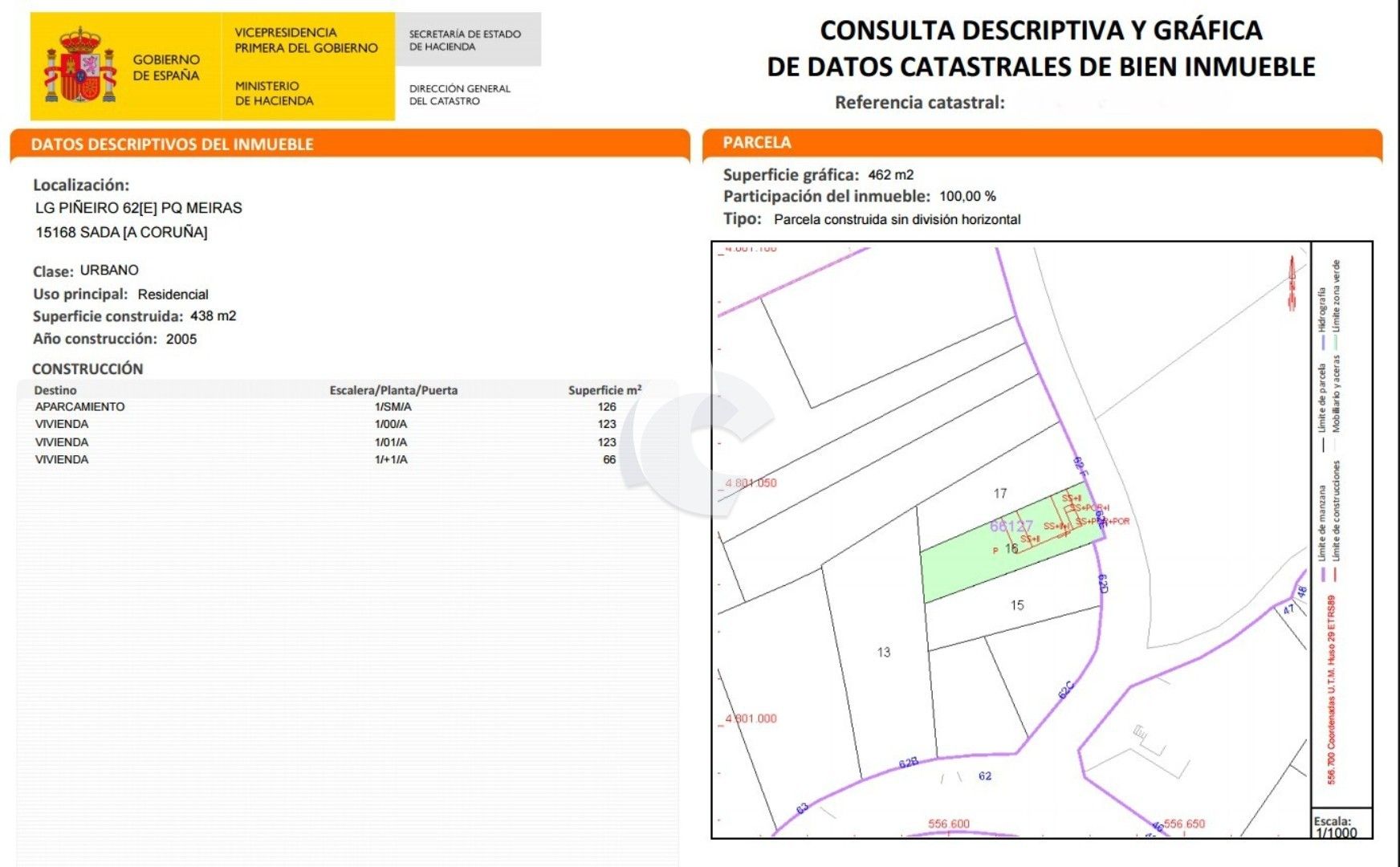 Casa adosada en venda en Sada (A Coruña) amb Jardí privat