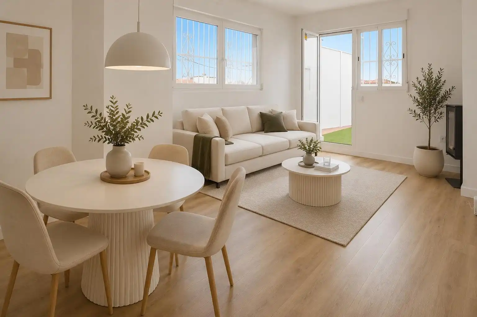 Sala d'estar de Àtic en venda en Murcia amb Aire condicionat, Calefacció i Terrassa