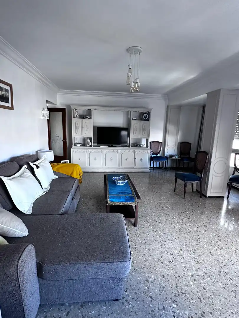 Living room of Flat for sale in Alcoy / Alcoi  with Heating, Furnished and Balcony