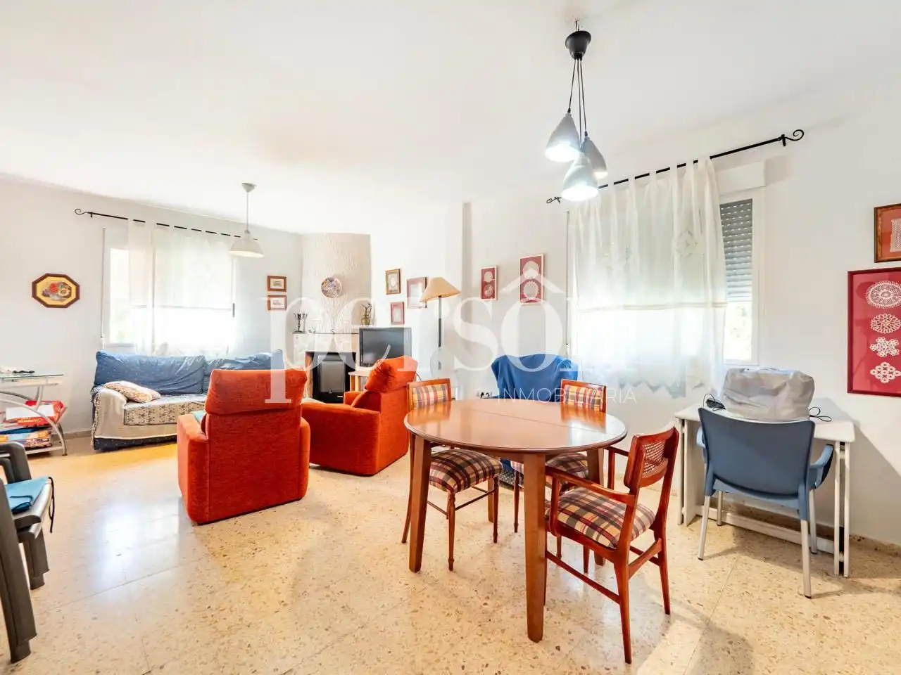 Living room of Houses for sale in Bétera  with Private garden, Terrace and Swimming Pool