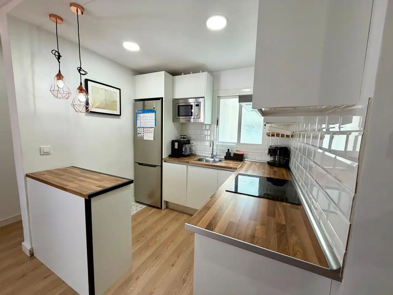 Kitchen of Attic for sale in Barcelona  with Air Conditioner, Heating and Parquet flooring