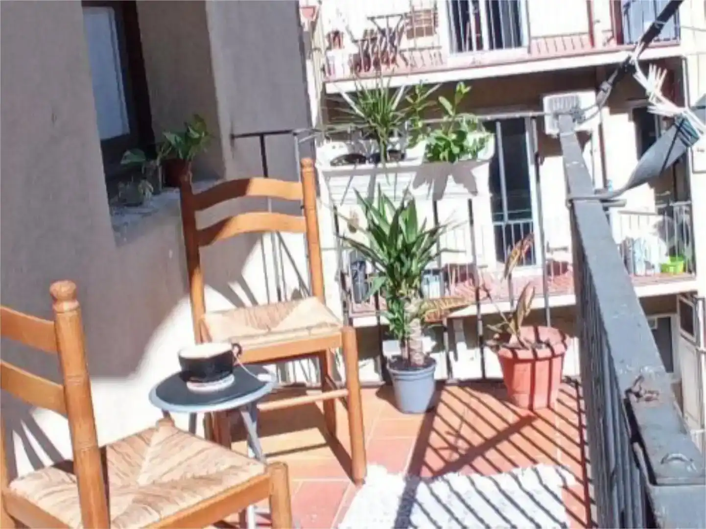 Terrasse von Wohnungen zur Miete in  Barcelona Capital mit Balkon