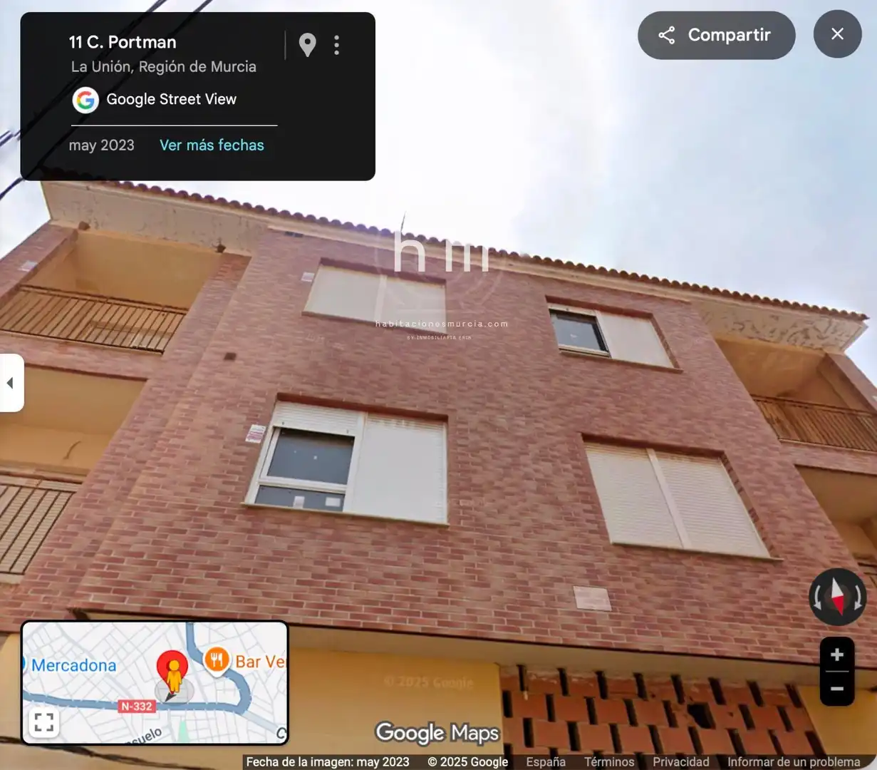 Vista exterior de Estudio en venta en La Unión ciudad