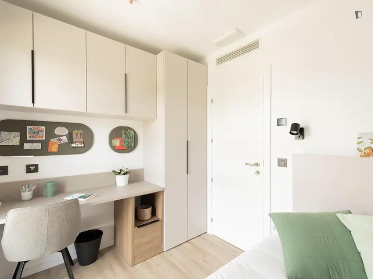Bedroom of Flat to rent in  Pamplona / Iruña  with Air Conditioner, Heating and Furnished