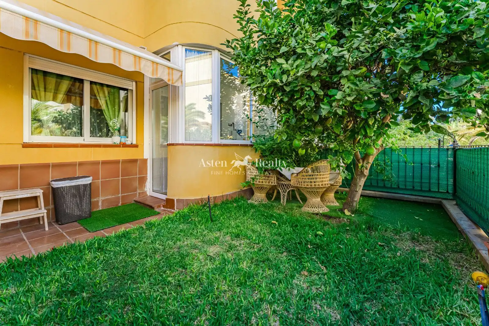 Garten von Wohnung zum Verkauf in Santiago del Teide mit Klimaanlage, Privatgarten und Terrasse
