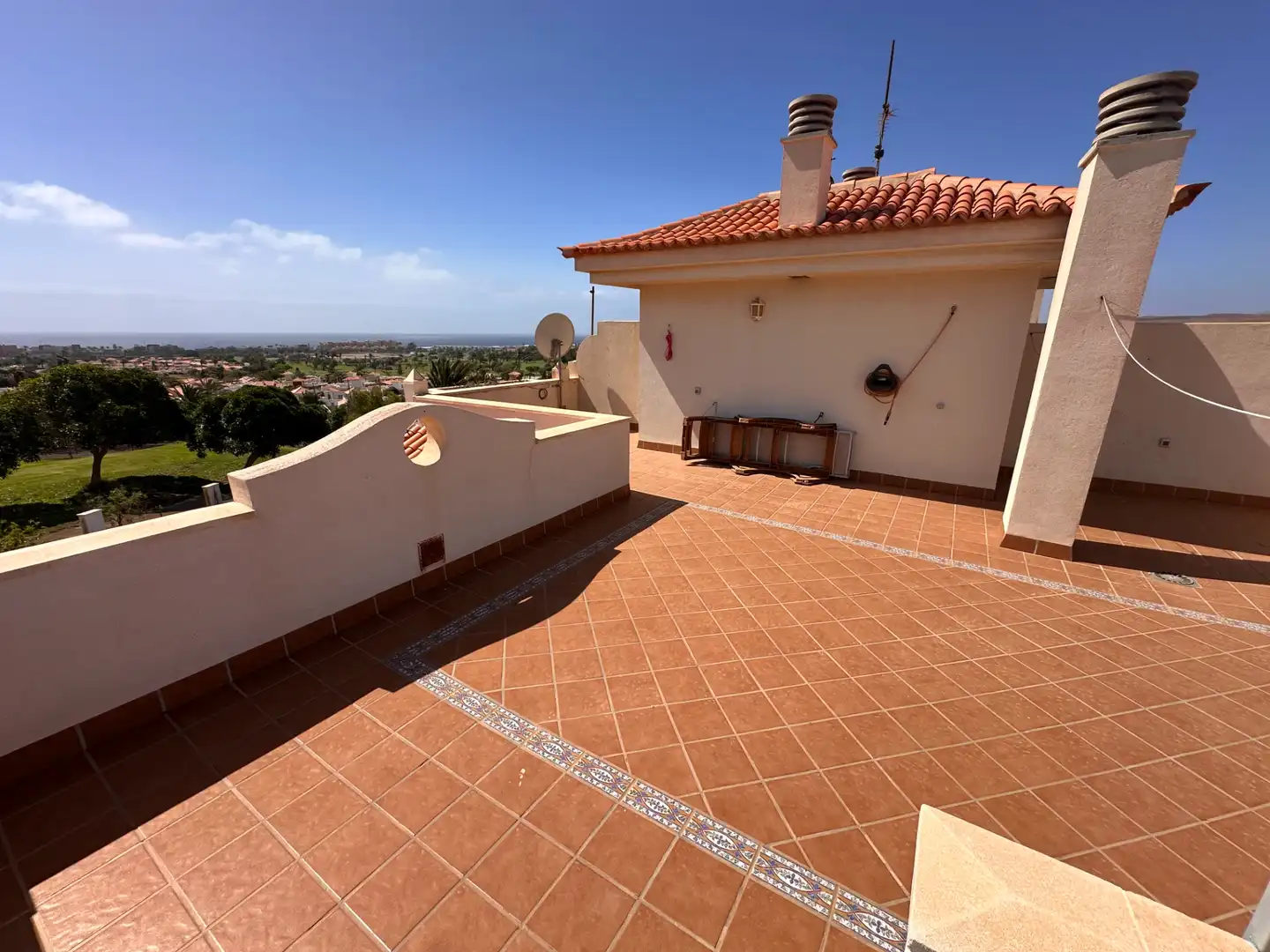 Terraza de Apartamento de alquiler en Antigua con Terraza, Amueblado y Horno