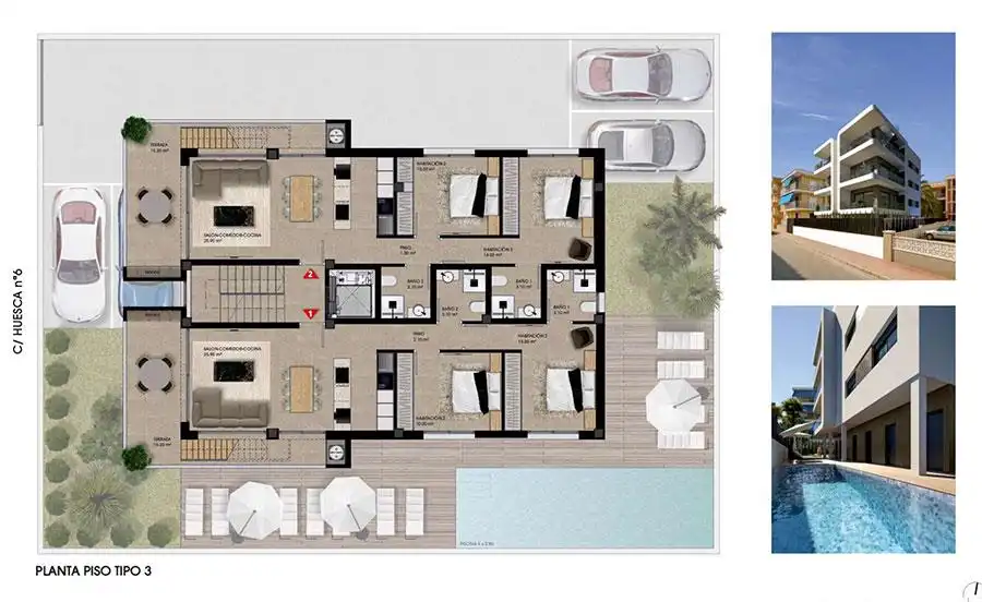 Piso con ascensor en venta en Huesca, imagen 6