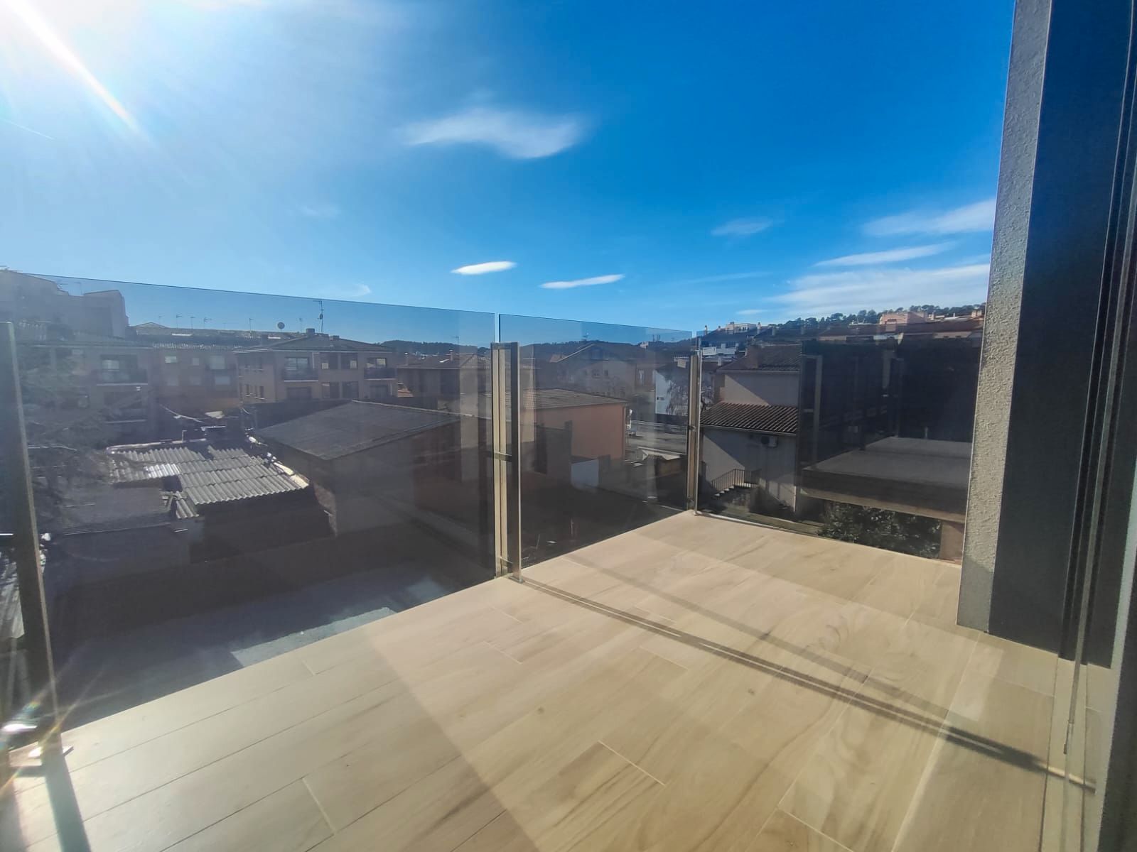 Terrace of Flat for sale in Sarrià de Ter  with Air Conditioner, Heating and Oven