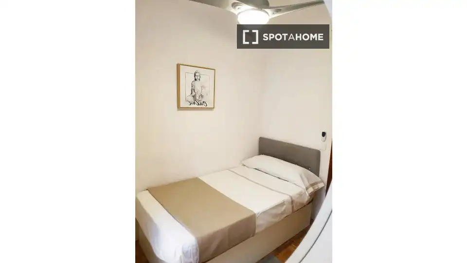 Habitación de Piso de alquiler en Madrid con Aire acondicionado, Calefacción y Amueblado