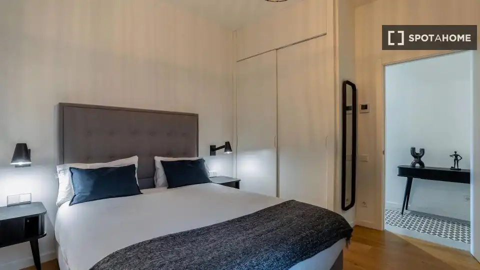 Habitación de Piso de alquiler en Barcelona con Aire acondicionado, Calefacción y Amueblado
