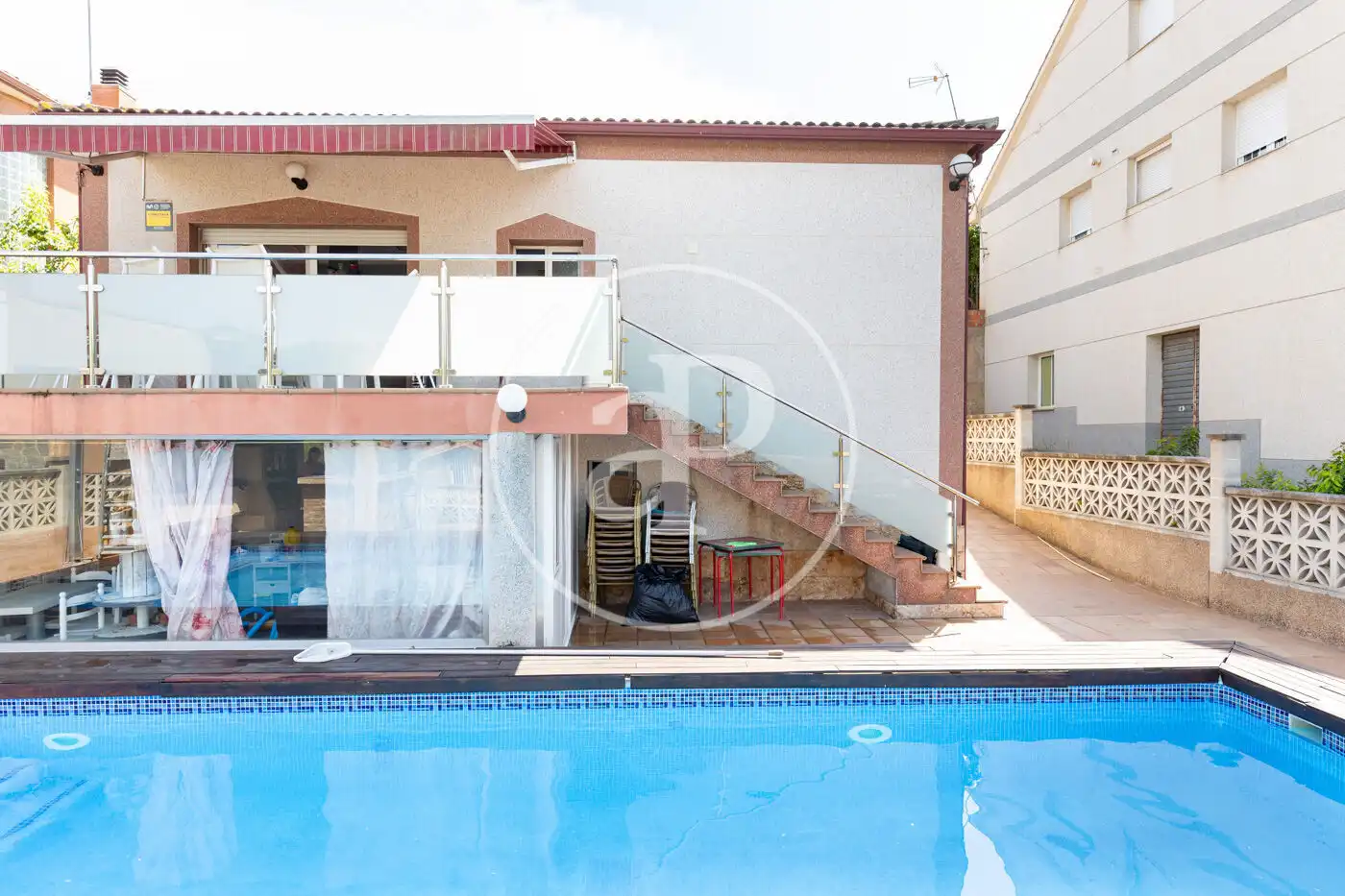 Swimming pool of Flat for sale in Rubí  with Air Conditioner, Heating and Private garden