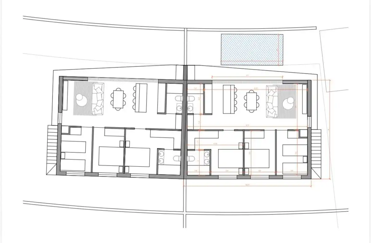 Doppelhaushälfte mit Pool zum Verkauf in Calle Calle 3, sector Los Cachimanes, Roldán, Torre Pac, imagen 9
