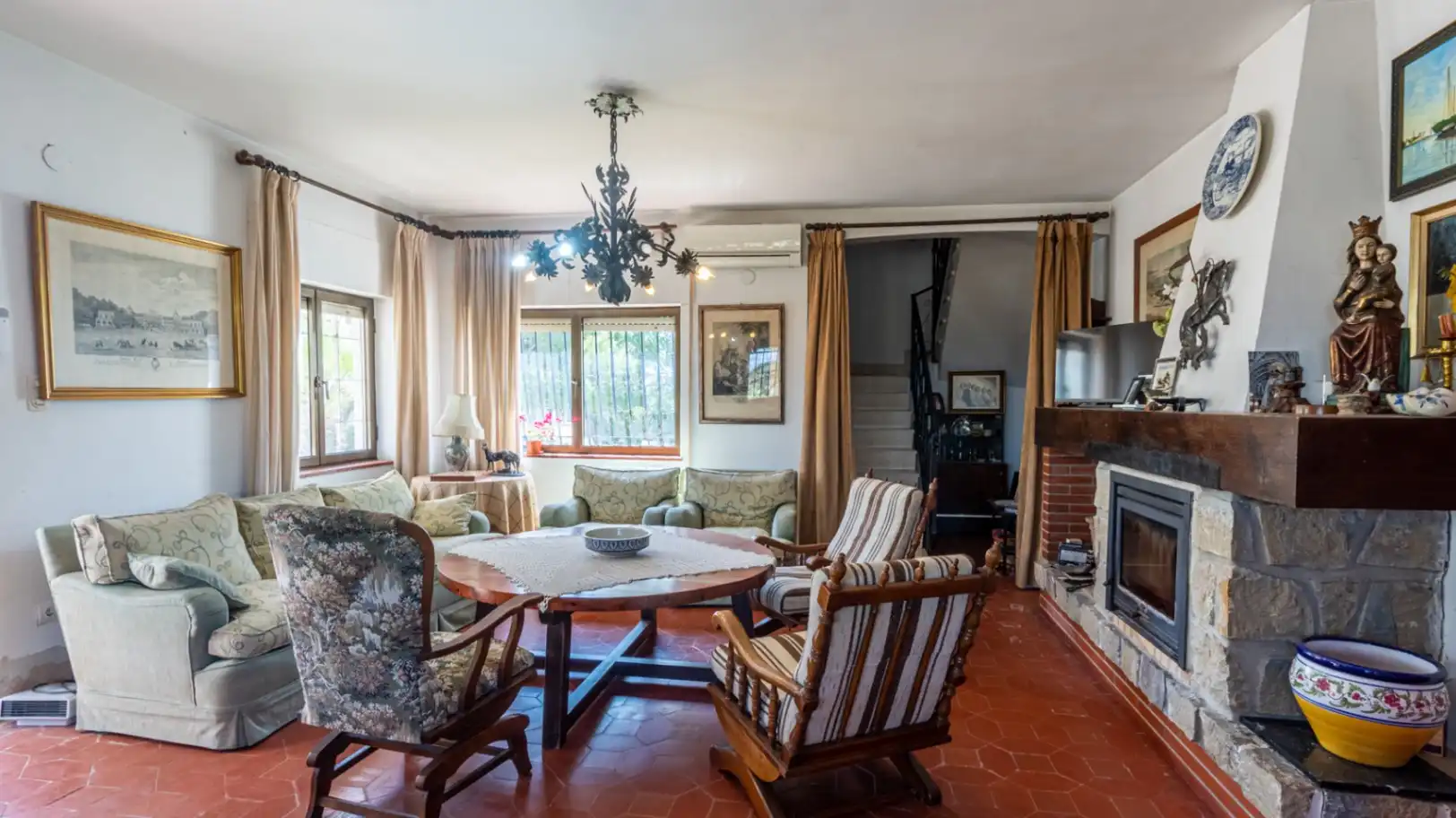 Sala d'estar de Casa o xalet en venda en Dénia amb Aire condicionat, Calefacció i Jardí privat