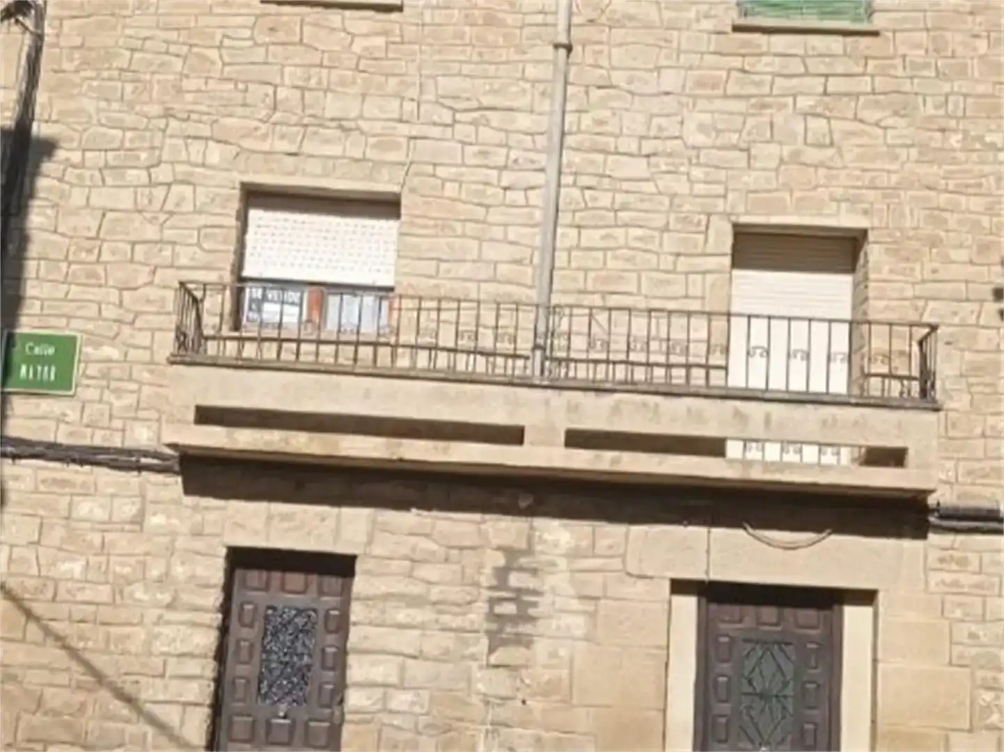 Vista exterior de Casa adosada en venda en Santacara amb Traster i Balcó